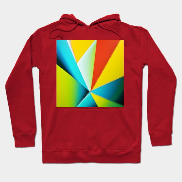 Abstract Spring Sunrise (MD23SPR30) Hoodie by Maikell Designs